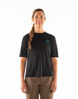 The model is 5' 8" wearing size Medium.